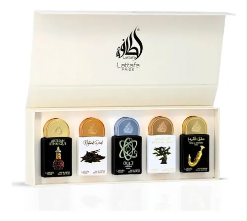 SET 5 PERFUMES LATTAFA PRIDE 20ML ARTISIAN