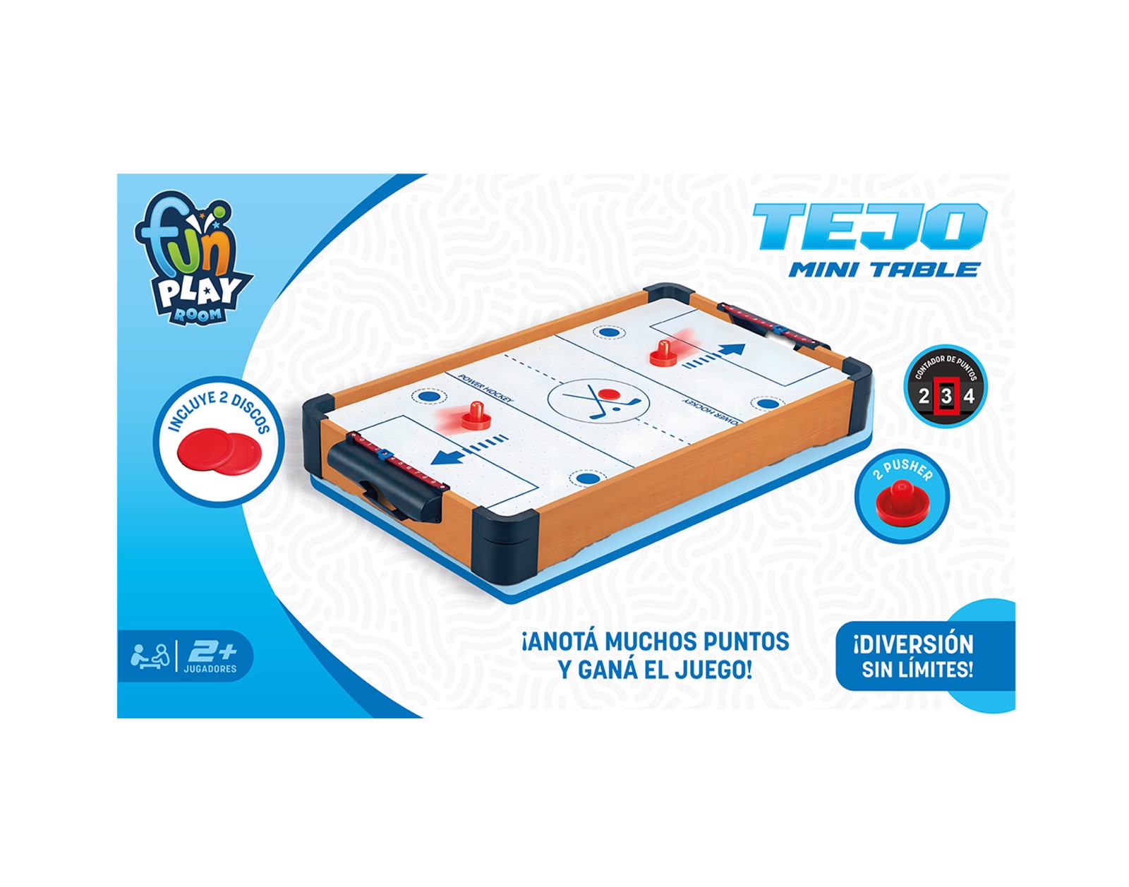 JUEGO AIR TEJO DE MESA 56 X 8 49 X 30 X 8 CM
