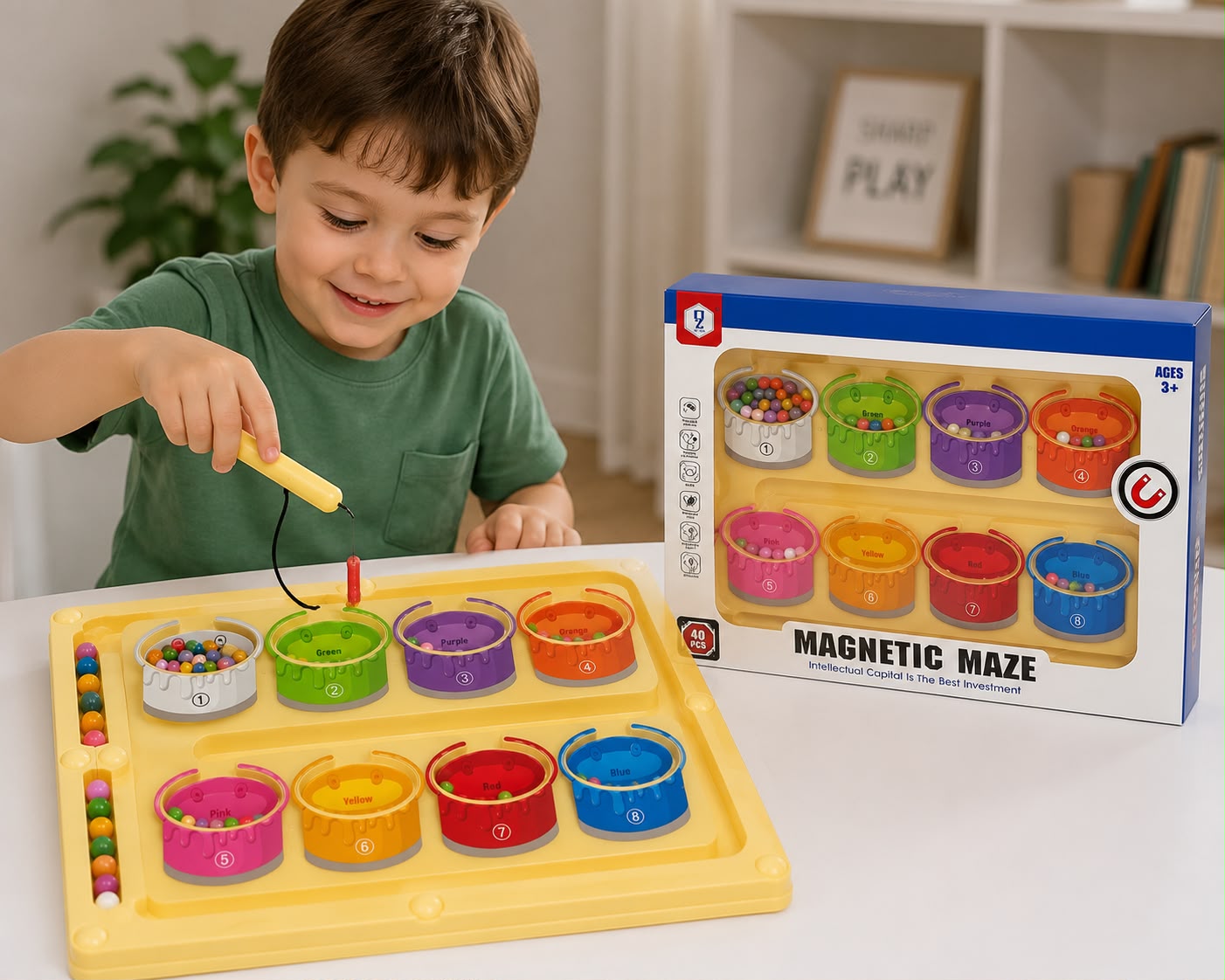 JUEGO MAGNETICO ALFABETO C/PIZARRA Y LETRAS JY-26-232