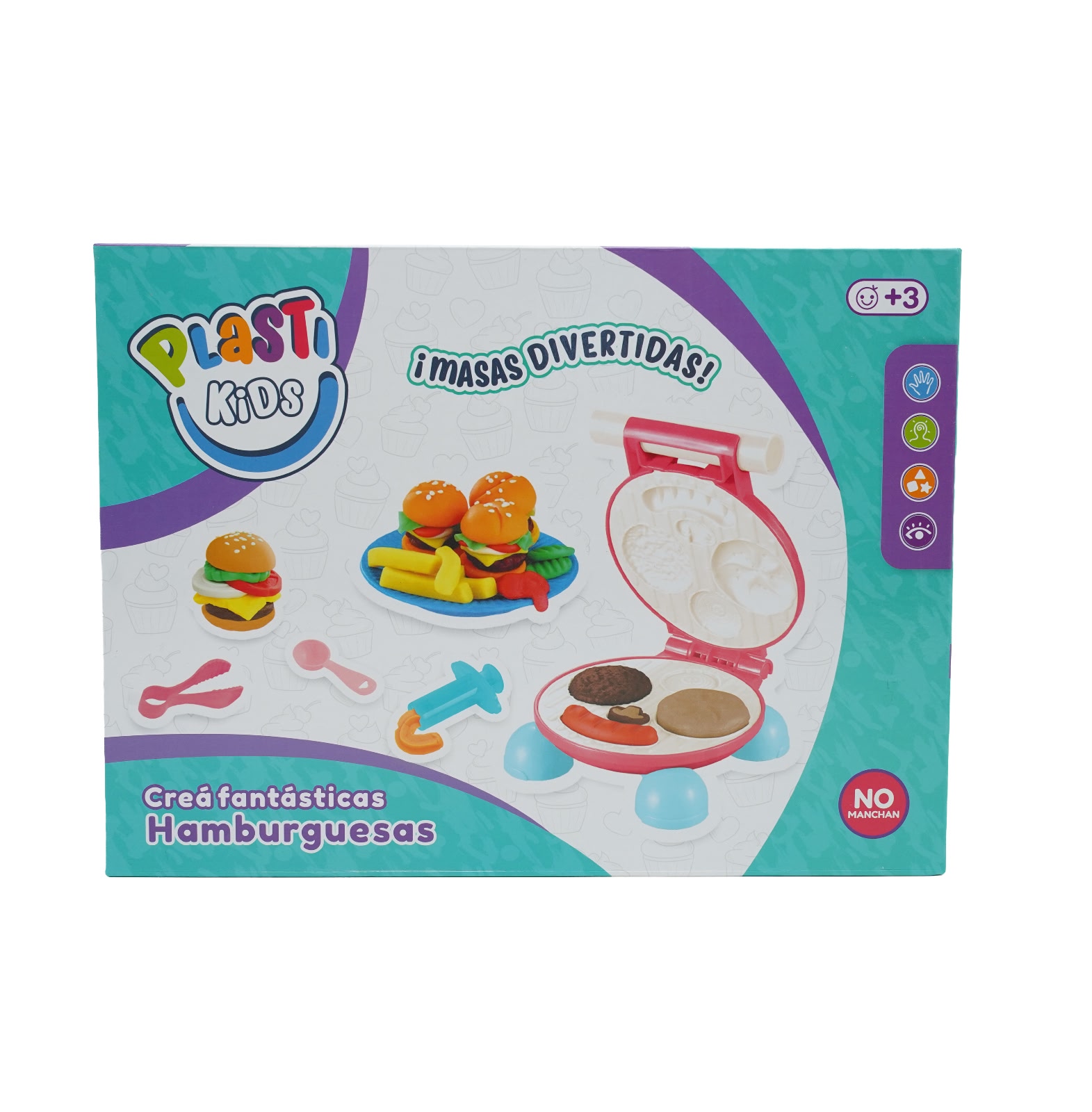 SET DE MASAS MAQUINA HAMBURGUESAS 31 X 6 X 2