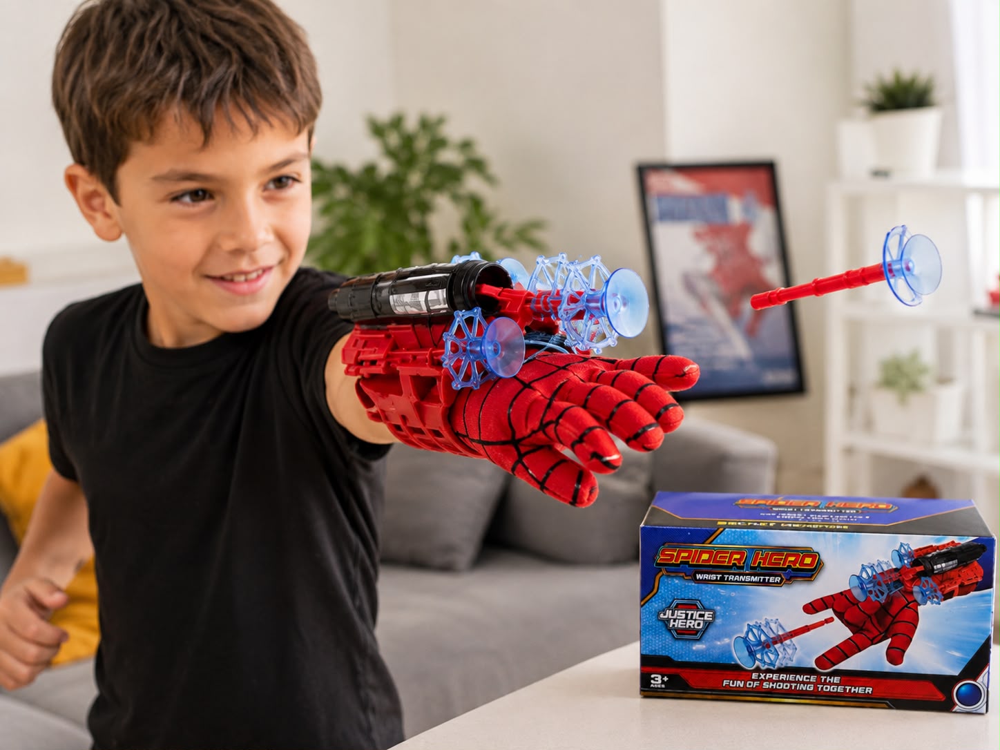 GUANTE DE SPIDERMAN LANZA PROYECTIL